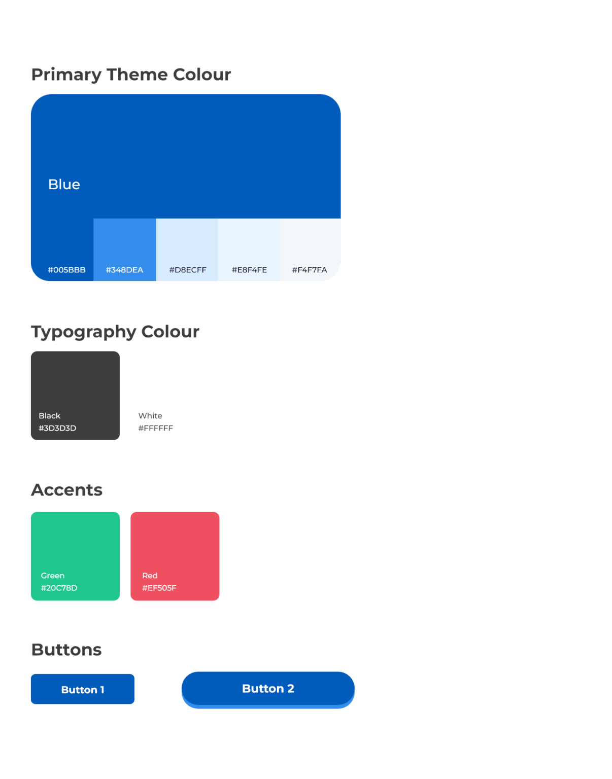 Design Systems - Colours & Buttons